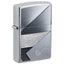 Zippo Brushed Chrome Accendino per Pipa Antivento con Inserto per Pipa - 47191