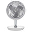 ventilatore da tavolo ricaricabile CFG Air Studio vista frontale