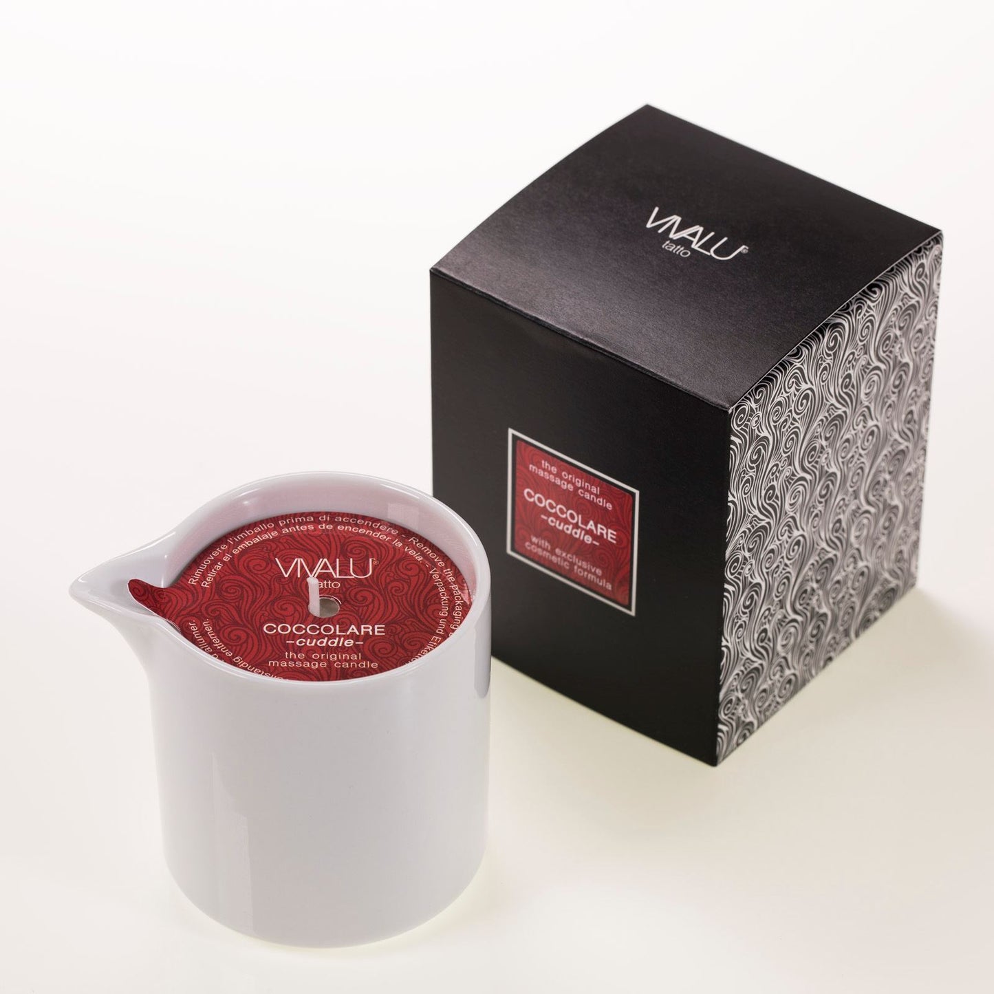 Vivalu Tatto Bricco Candela da Massaggio Coccolare 150 ml