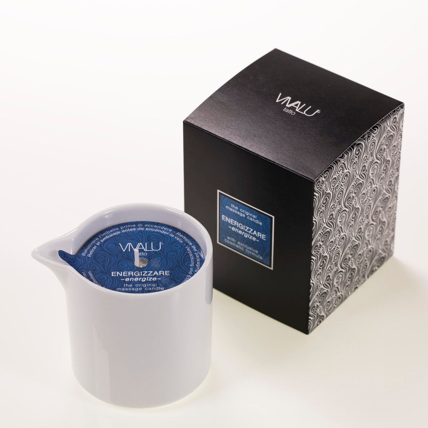 Vivalu Tatto Bricco Candela da Massaggio Energizzare 150 ml