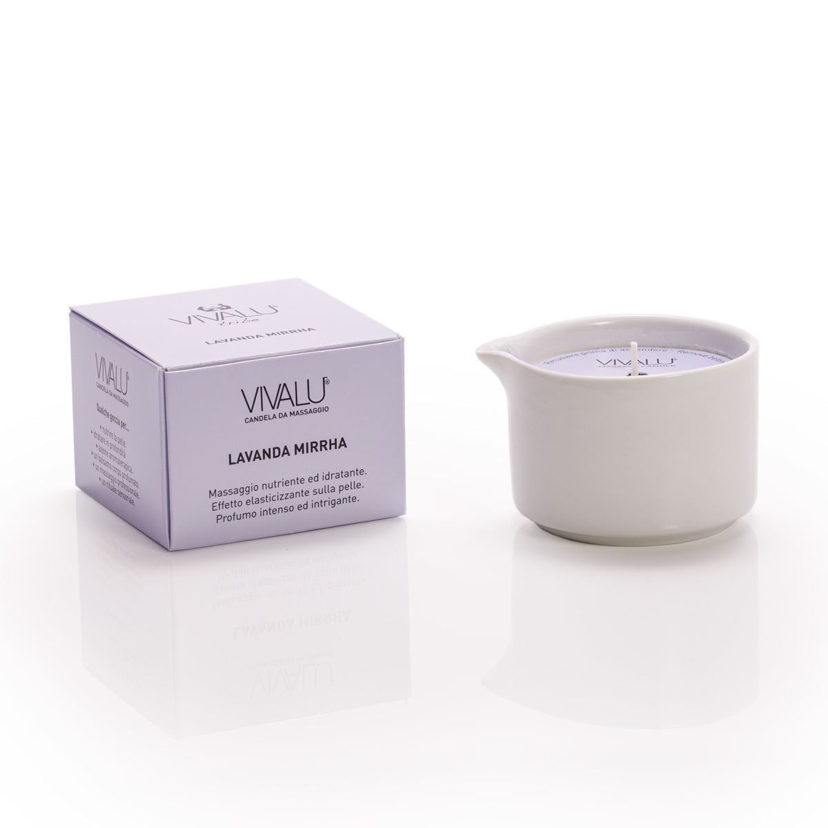 Vivalu Tribe E Candela da Massaggio Lavanda e Mirra 100 ml
