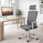 Powerlan Ares Sedia da Ufficio Ergonomica in Rete con Poggiatesta e Supporto Lombare