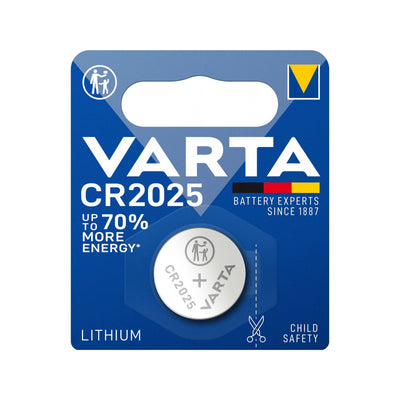 Varta Pila a Bottone al Litio CR2025 3V 1 Pezzo
