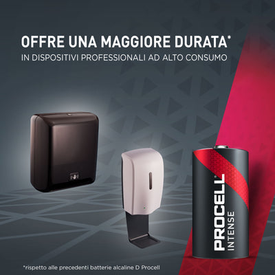 DURACELL TORCIA PROCELL INTENSE - D confezione da 10 batterie