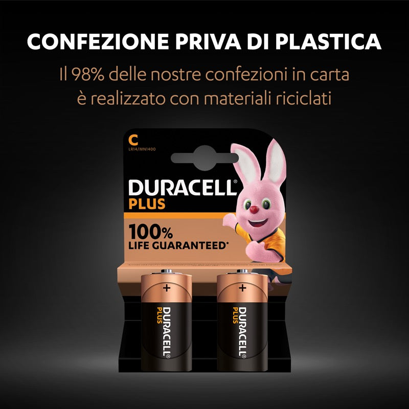 DURACELL 1/2 TORCIA PLUS POWER - C blister da 2 (10PZ)