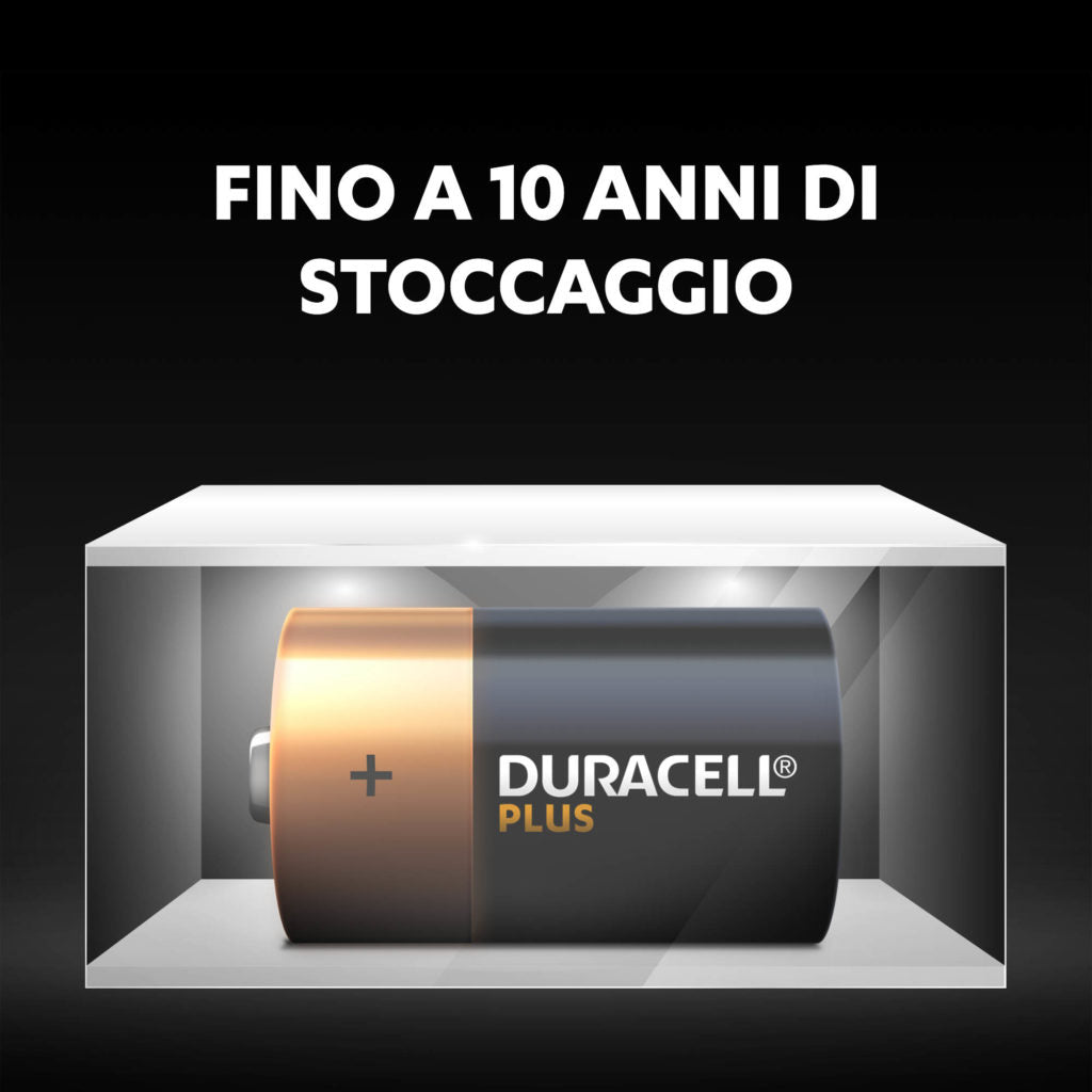 DURACELL TORCIA PLUS POWER - D  blister da 2 (10PZ)
