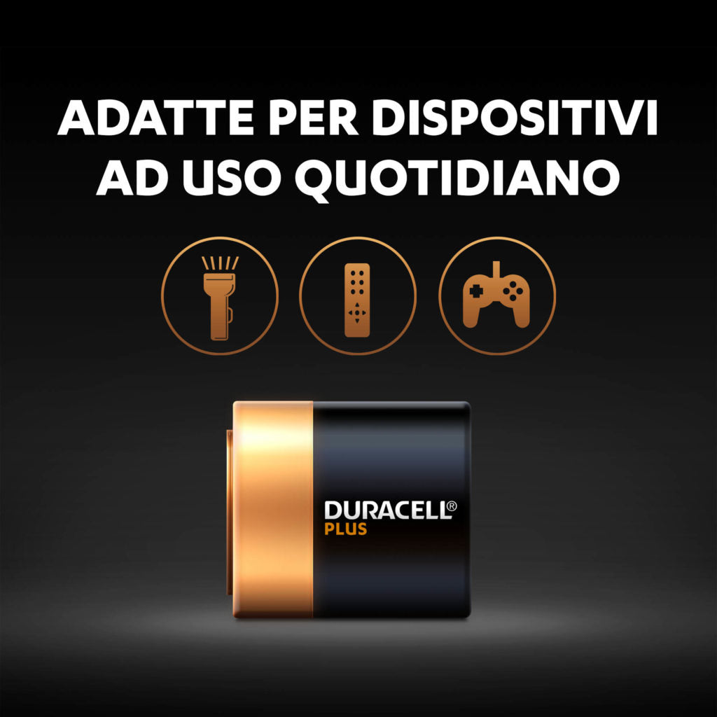 DURACELL PIATTA blister da 1 - 4,5 VOLT PLUS POWER