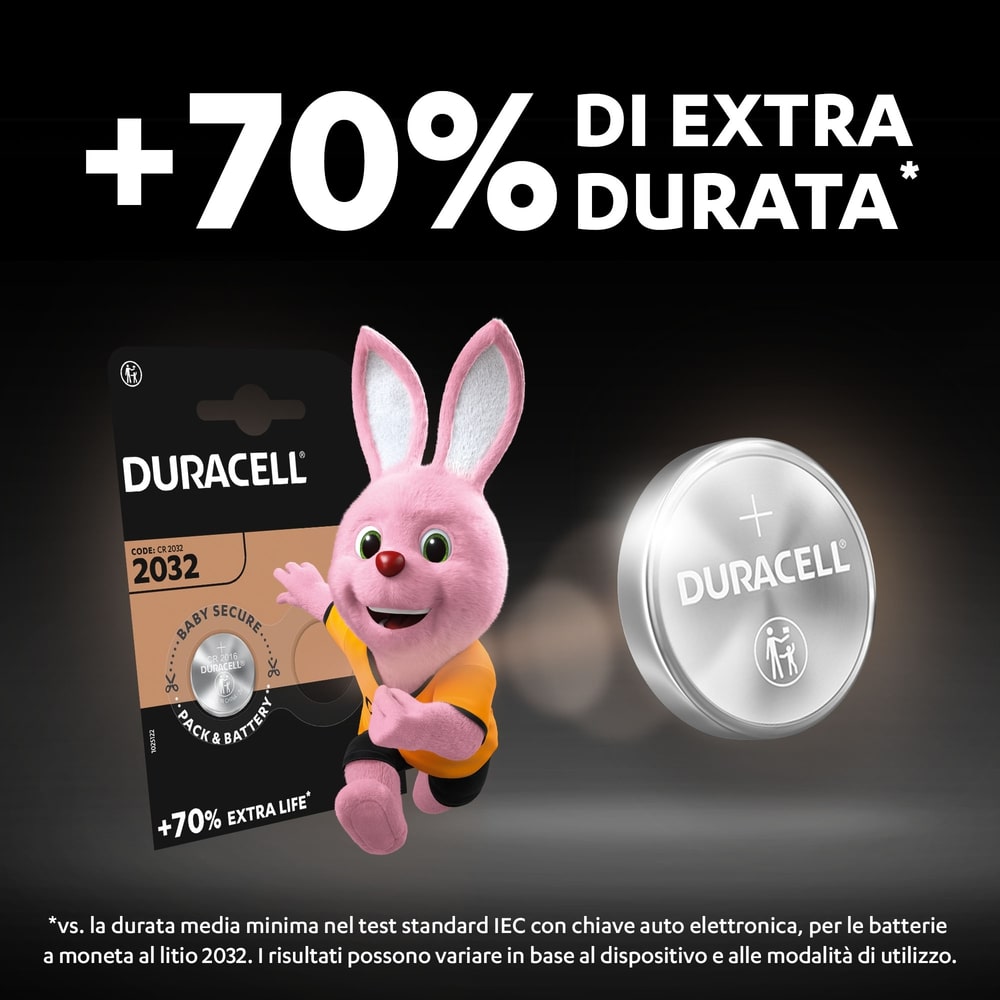 DURACELL 2032 blister da 2 - 3 VOLT (10PZ)