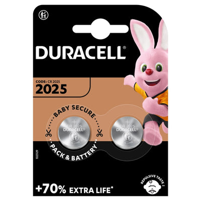 Batteria Duracell 2025 3V confezione multipla 10 blister da 2 litio moneta