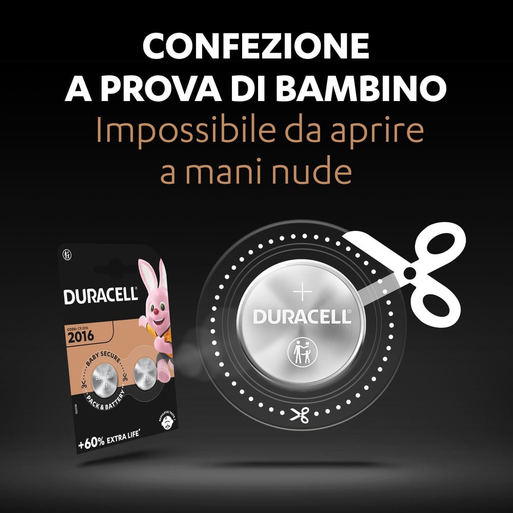 DURACELL 2025 blister da 2 - 3 VOLT