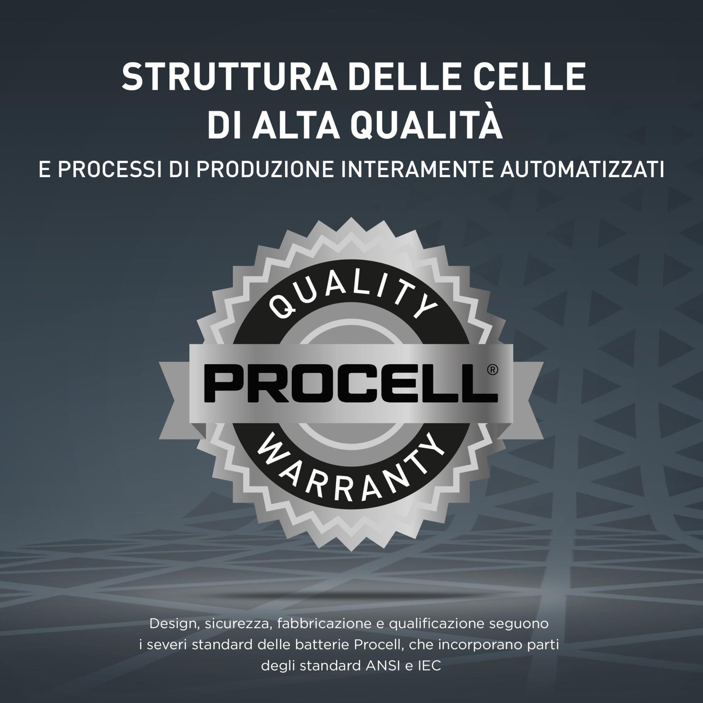DURACELL CR123 PROCELL INTENSE - 3 VOLT confezione da 10 batterie