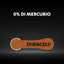 DURACELL DA312 PER APPARECCHI ACUSTICI  BLISTER DA 6