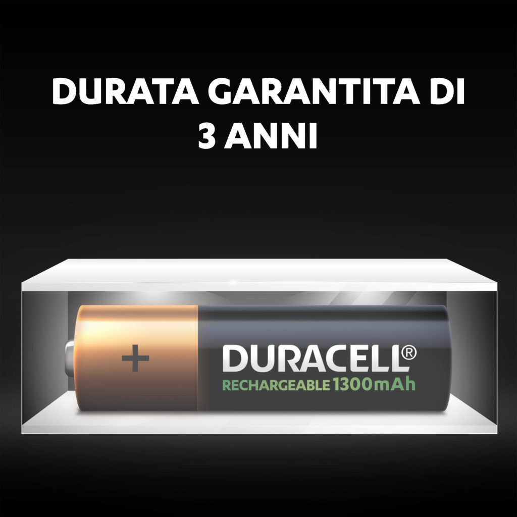DURACELL STILO RICARICABILI - AA - 1300mAh - BLISTER DA 2
