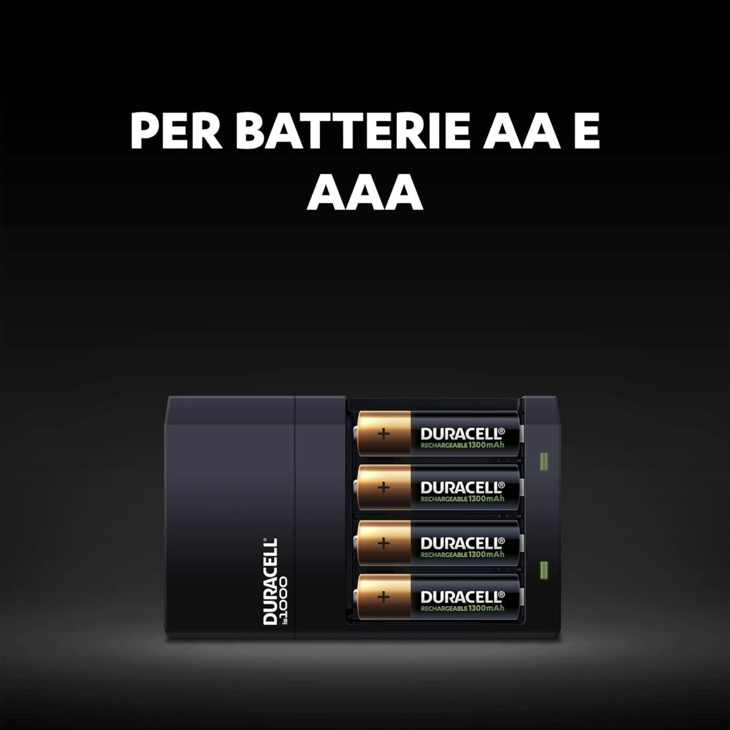 CARICABATTERIE DURACELL VALUE CHARGER CEF14 - RICARICA IN 4 ORE - INCLUSE 2 BATTERIE RICARICABILI AA e 2 AAA