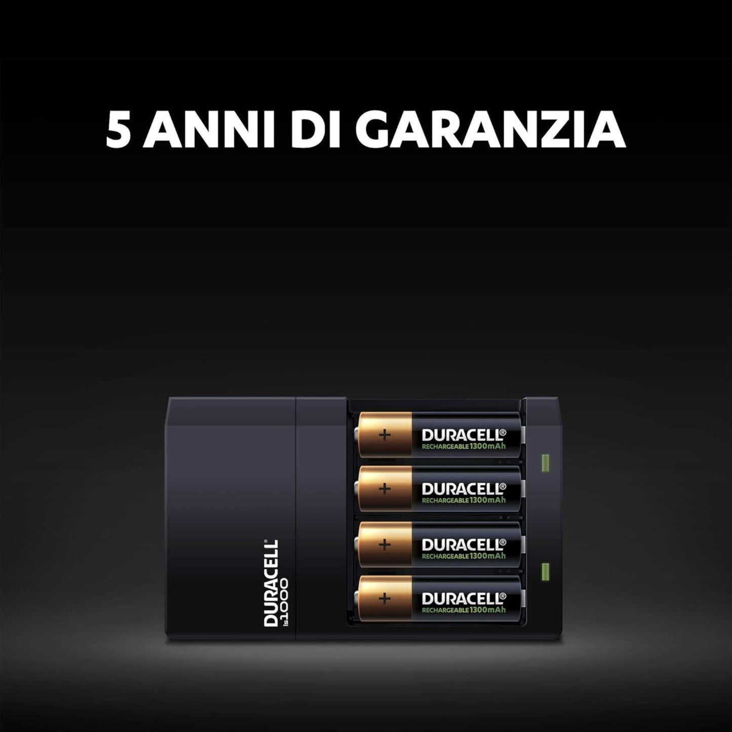 CARICABATTERIE DURACELL VALUE CHARGER CEF14 - RICARICA IN 4 ORE - INCLUSE 2 BATTERIE RICARICABILI AA e 2 AAA