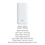POWER BANK OMAR FAST CHARGE 15000 mAh BIANCO - 55,5 Watt - ND2053