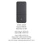 POWER BANK OMAR FAST CHARGE 15000 mAh NERO - 55,5 Watt - ND2053