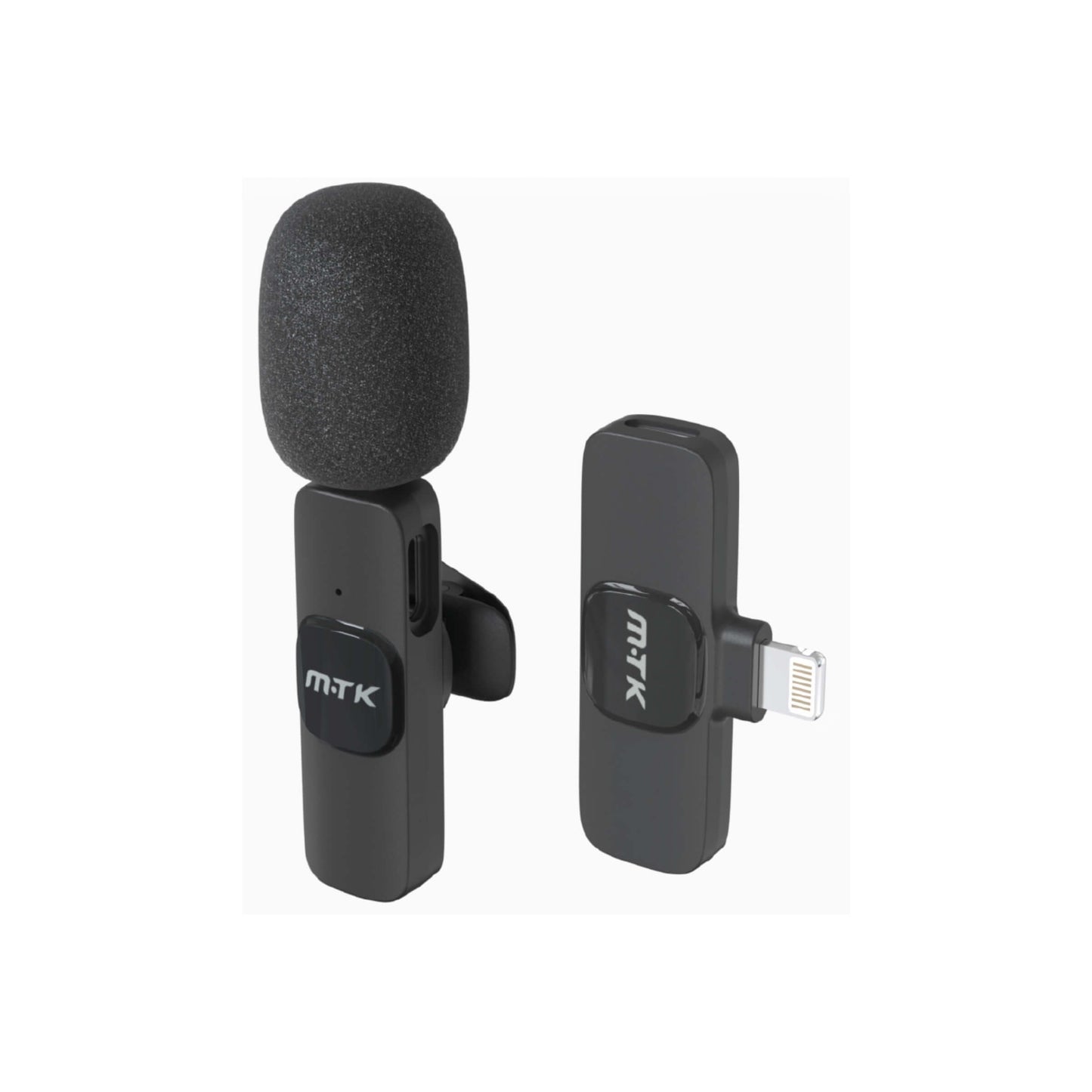 MOVTEK MINI MICROFONO LAVALIER WIRELESS NERO CON CONNETTORE LIGHTNING - TR9207