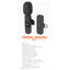 MOVTEK MINI MICROFONO LAVALIER WIRELESS NERO CON CONNETTORE TYPE C - TR9206