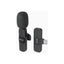 MOVTEK MINI MICROFONO LAVALIER WIRELESS NERO CON CONNETTORE TYPE C - TR9206