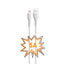 MOVETEK One Plus Cavo Dati da USB a Lightning 1 Metro Bianco - TB1223