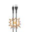 MOVETEK One Plus Cavo Dati da USB a Lightning 1 Metro Nero - TB1223