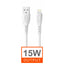 Movetek Cavo Dati da USB a Lightning 1 Metro 3.4A 15W Bianco - TB1336