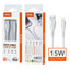 Movetek Cavo Dati da USB a Lightning 1 Metro 3.4A 15W Bianco - TB1336