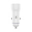 One Plus Caricatore da Auto Rapido 20W con Porta USB QC3.0 e Type-C PD Bianco - NA0256