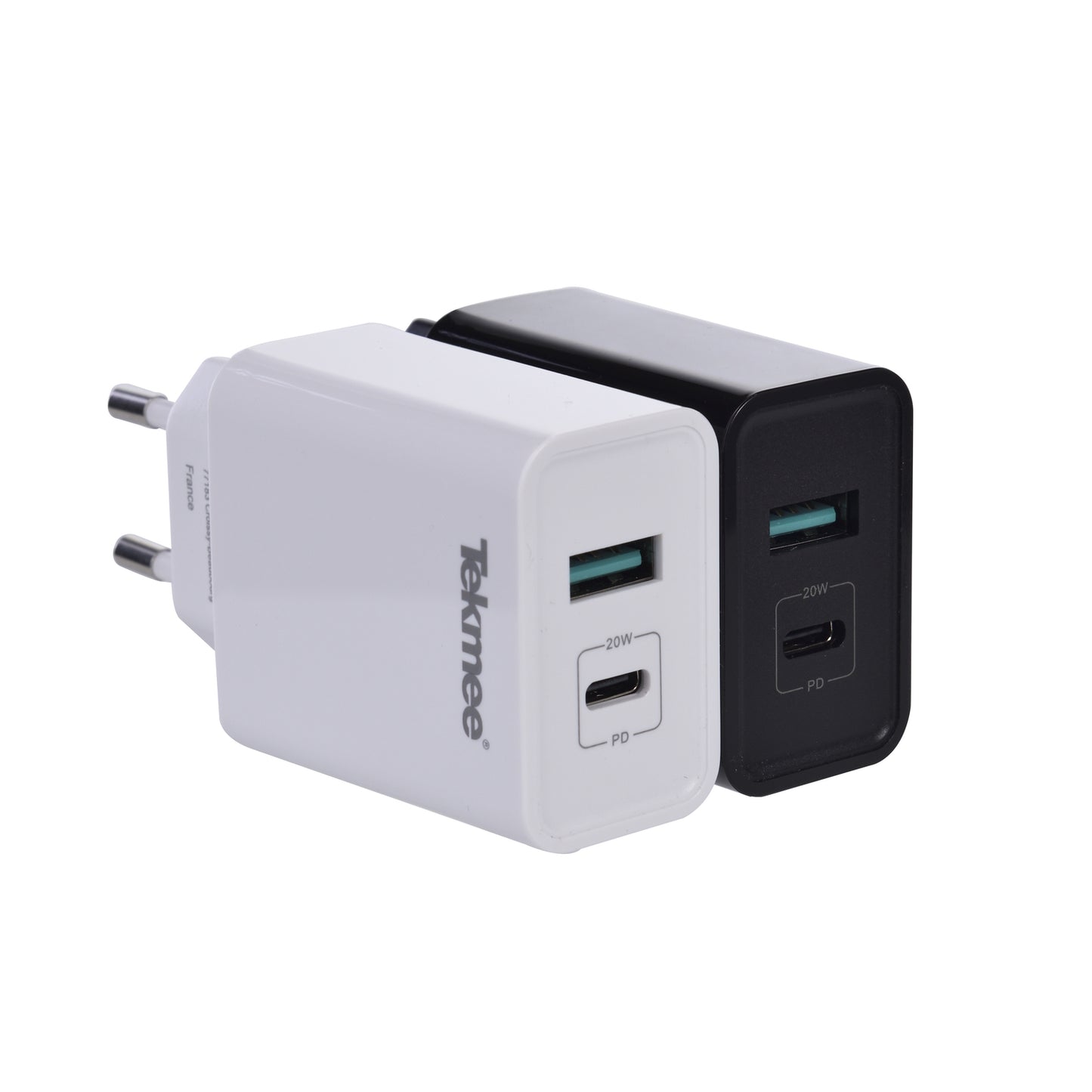Tekmee caricatore muro 20W USB Type-C Fast Charging PD QC 20W 3A