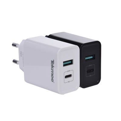 Tekmee caricatore muro 20W USB Type-C Fast Charging PD QC 20W 3A