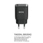 MOVTEK CARICATORE FAST CHARGING TYPE C DA MURO NERO 40W - TA0354