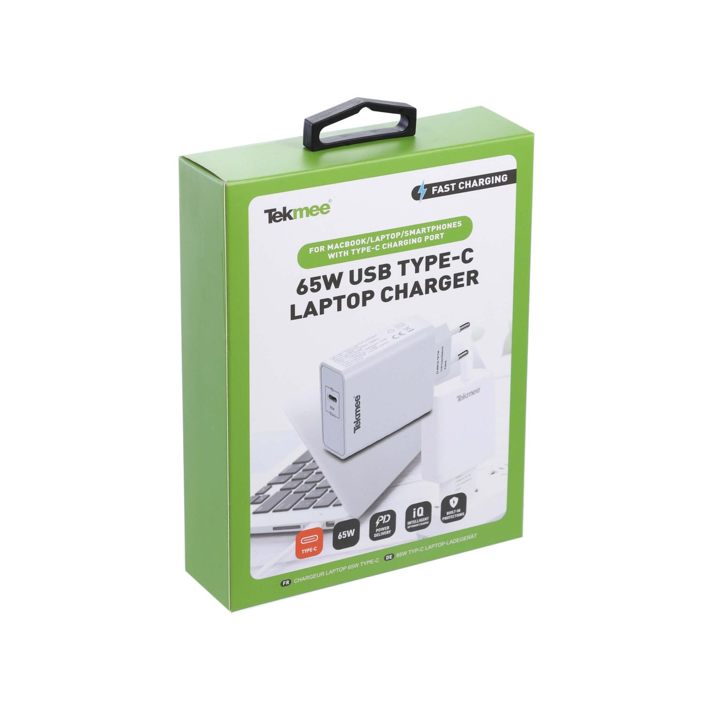 TEKMEE CARICATORE DA MURO FAST CHARGER 65W BIANCO - 40430136