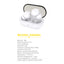 ONE PLUS AURICOLARI EARBUDS BIANCI TWS BLUETOOTH 5.4  - NC3292