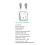 ONE PLUS AURICOLARI EARBUDS BIANCI TWS BLUETOOZ 5.3  - NC3239