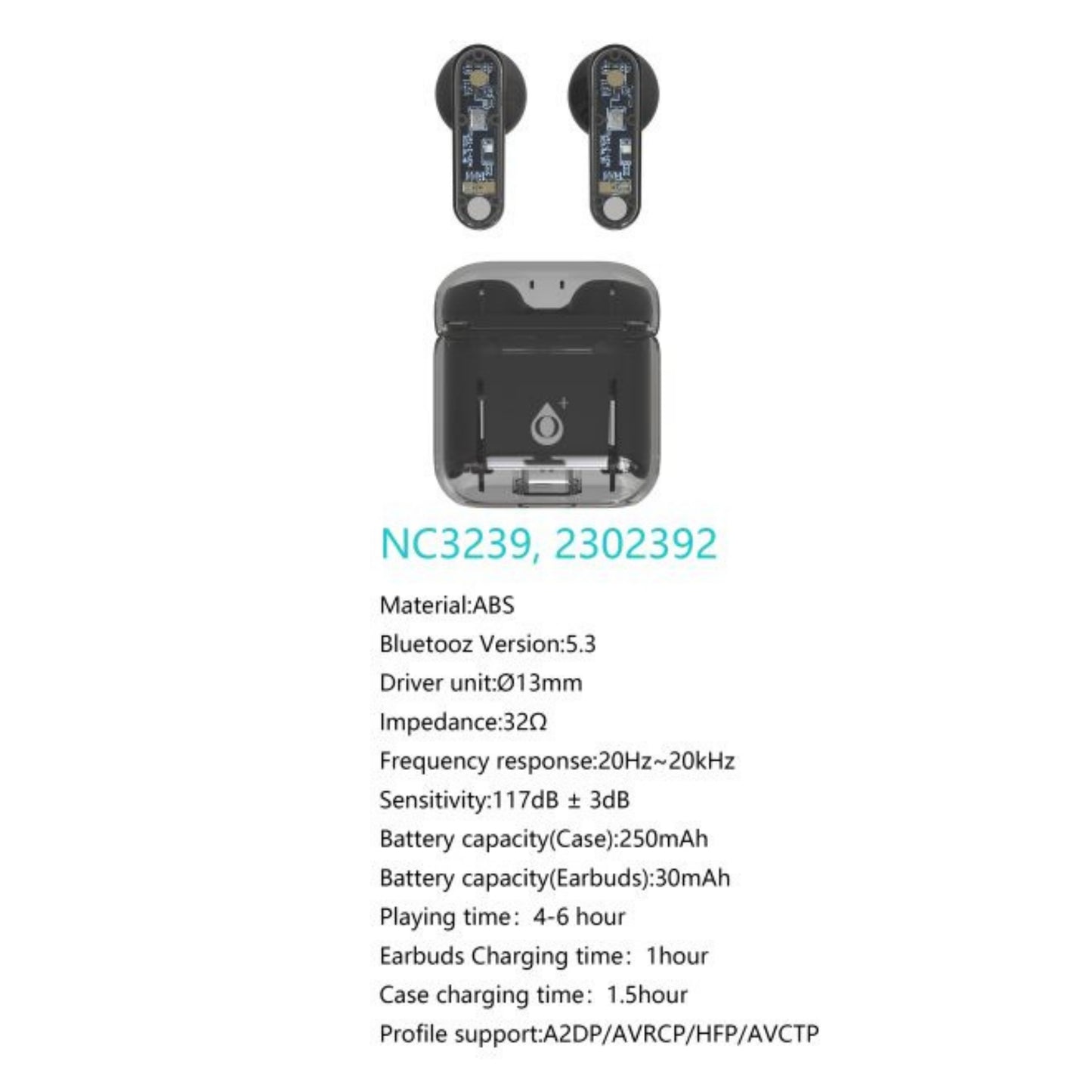 ONE PLUS AURICOLARI EARBUDS BIANCI TWS BLUETOOZ 5.3  - NC3239