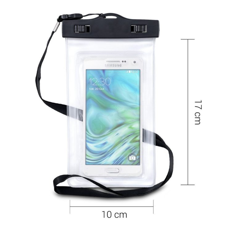 Custodia impermeabile universale per smartphone chiusura ermetica
