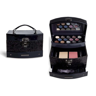 Magic Studio Black Crystals Small Case beauty case compatto 14 ombretti tonalità intense