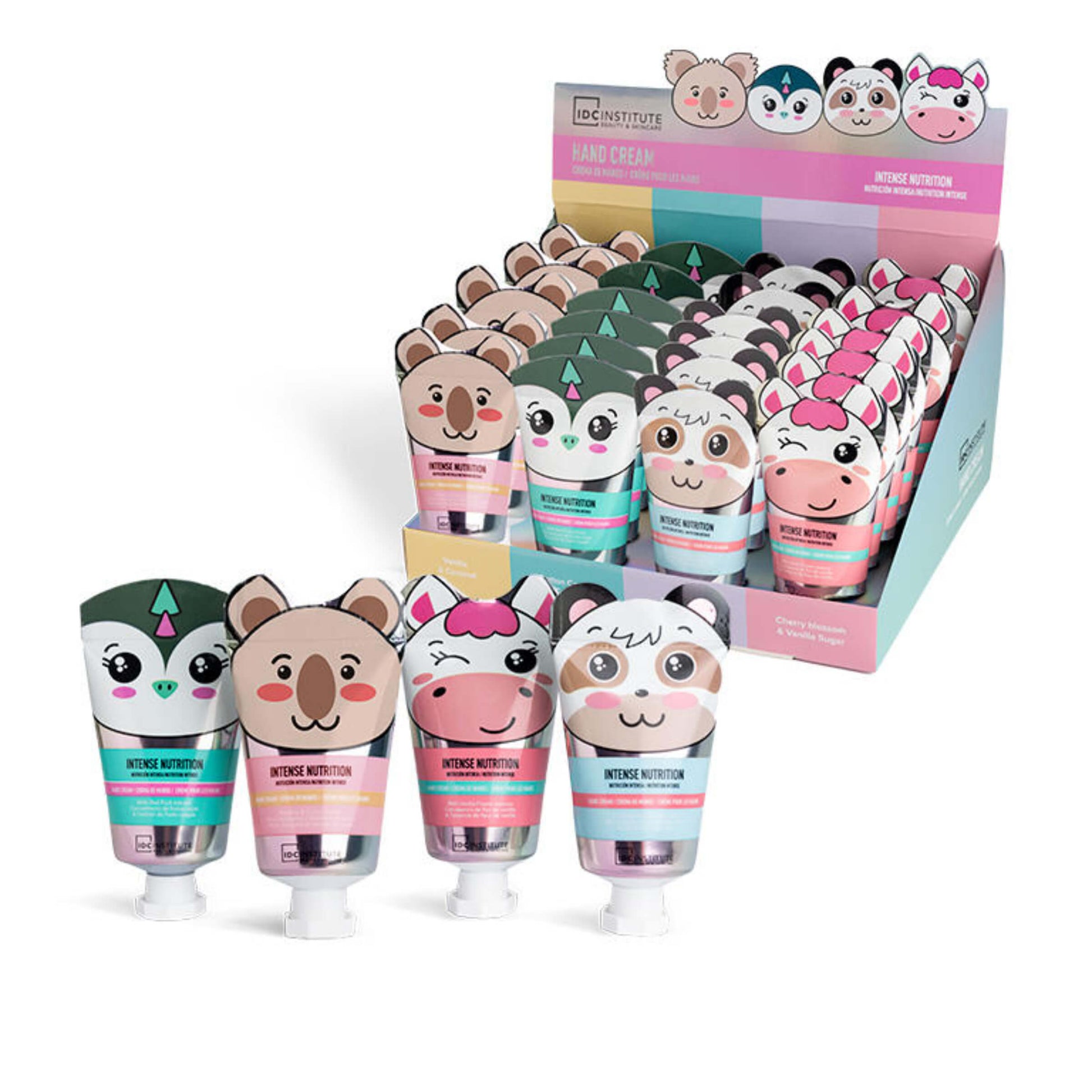 IDC Institute Cute Animals crema mani 30ml packaging simpatici volti animali