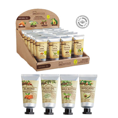 IDC Institute crema mani vegan natural oil 30ml 24pz oli naturali cruelty-free