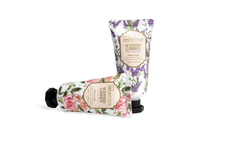 IDC Institute Espositore Crema Mani Scented Garden Rosa e Lavanda 30ml (24PZ) 88045