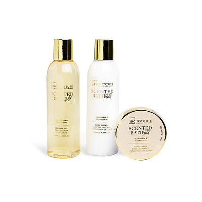 IDC INSTITUTE BATH GOLD SET 3 PEZZI MINI HEEL - 12119