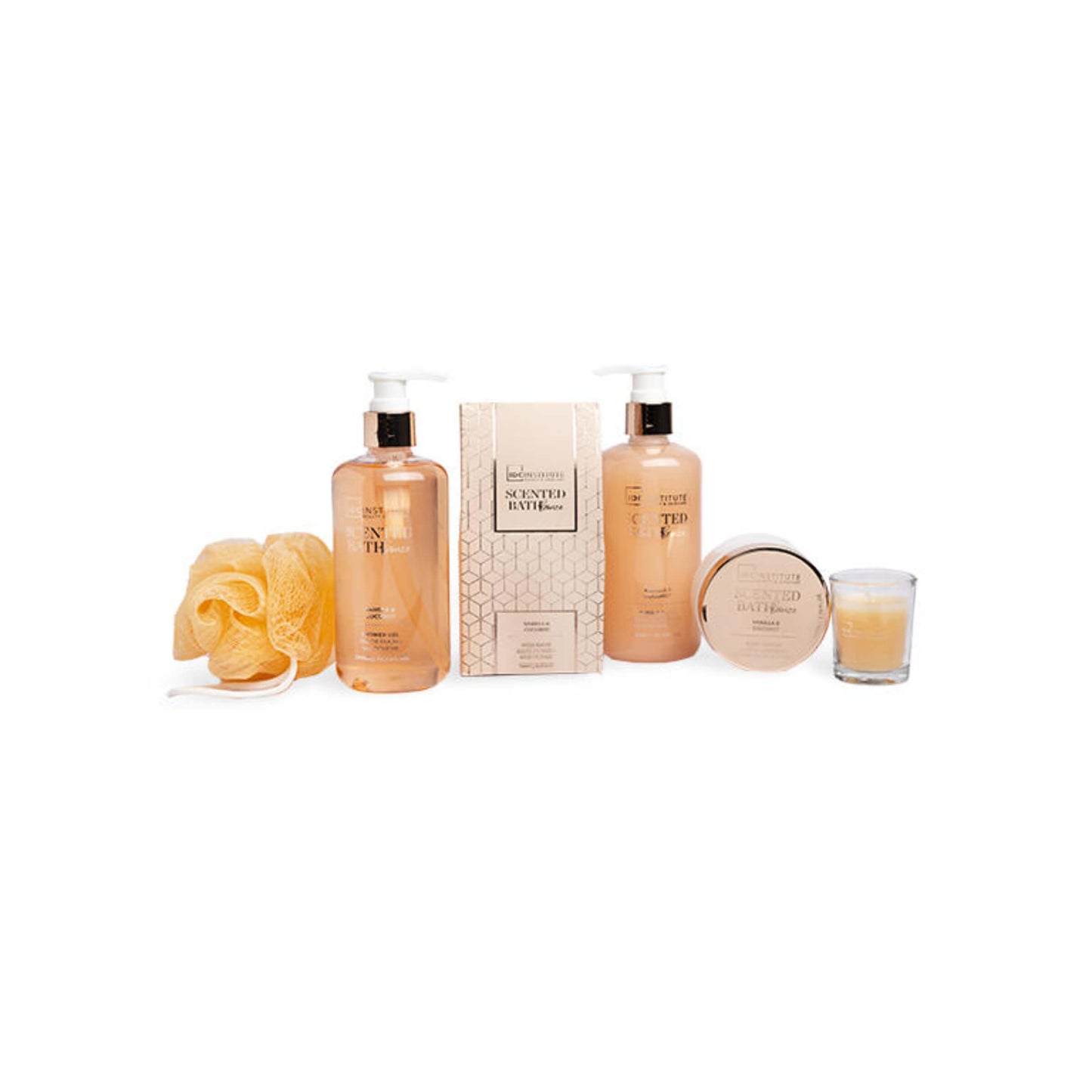 IDC INSTITUTE SCENTED BATH BRONZE 6 PEZZI BASKET - 12139