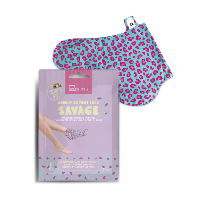 IDC Institute Savage Calzini Piedi Nutrienti al Burro di Karite 2x18 g