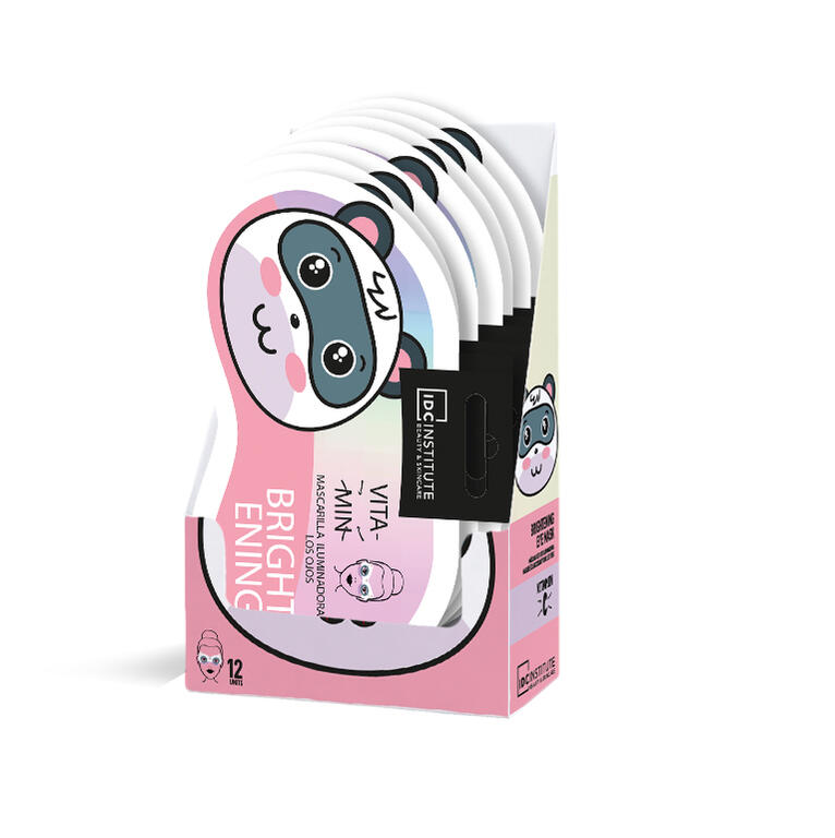 IDC Institute Maschera Occhi in Tessuto Cute Animals 6 ml con Vitamina C - 11137