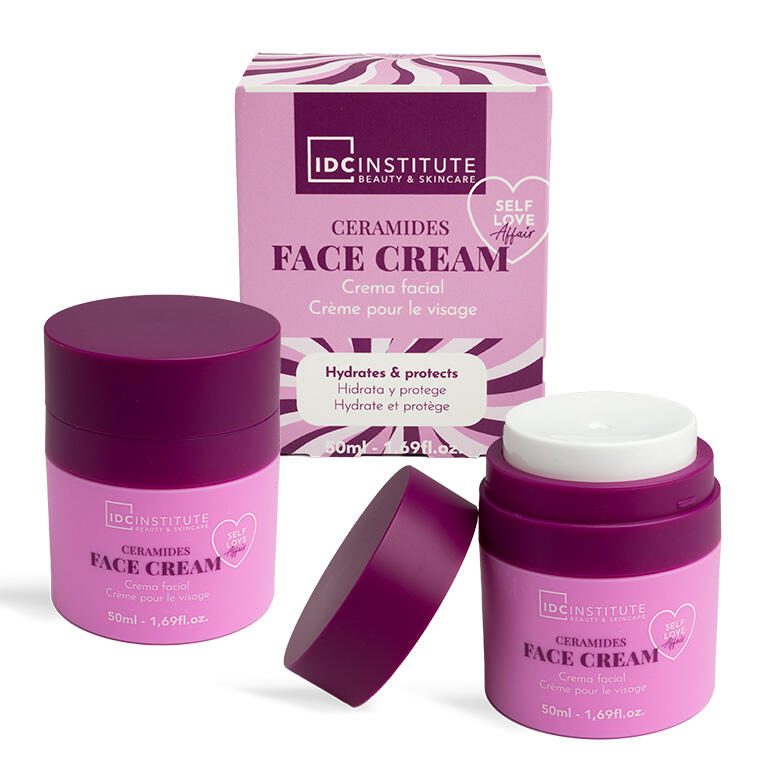 IDC Institute Crema Viso Idratante Protettiva Effetto Riparatore alle Ceramidi 50ml - 12213
