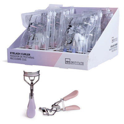 IDC Institute Piegaciglia in Acciaio Inox con Protezione in Silicone Incurvatura Naturale