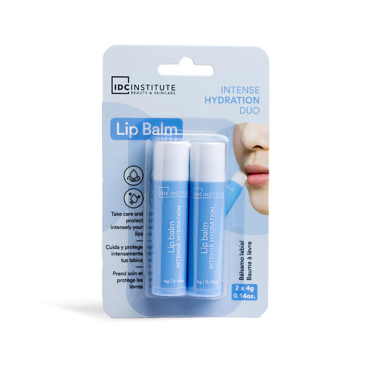 IDC Institute duo balsamo labbra idratazione intensa 2 pezzi da 4 gr