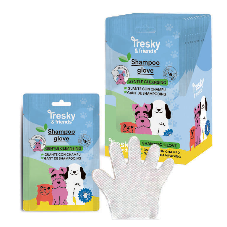 Tresky & Friends Shampoo Guanto Tè Verde Animali Tutto in 1 - 42175
