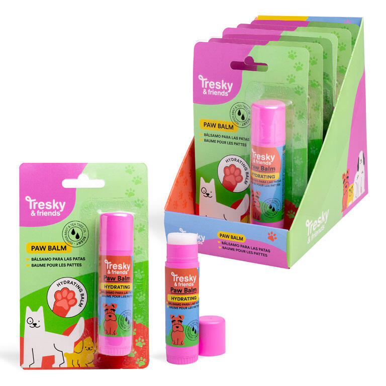 Tresky & Friends balsamo zampe stick 15g idratante protettivo cani